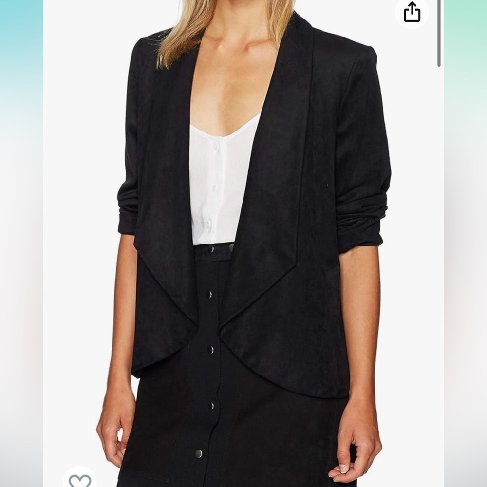 Nine West wing collar fly away jacket